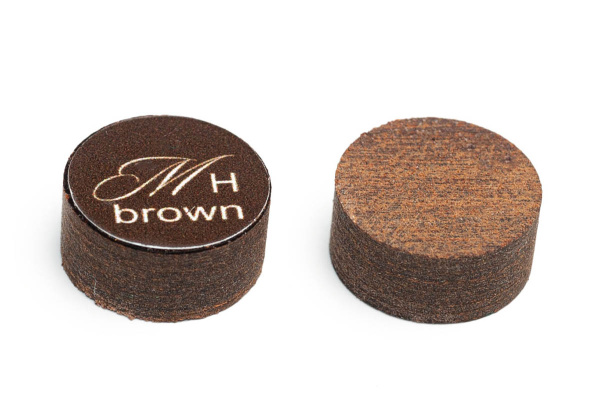 Наклейка для кия M-H Brown Piramid 13,5мм Medium/Hard 1шт. (А. Меписашвили)