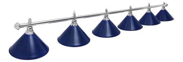 Светильник Fortuna Prestige Silver Blue 6 плафонов