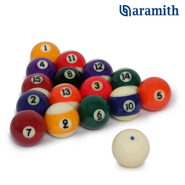 Шары Aramith Premium пул 57,2мм в кейсе
