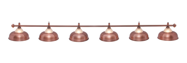 Светильник Fortuna Crown Red Bronze 6 плафонов